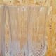 Service of 6 crystal flutes