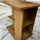 Modernist walnut veneer library