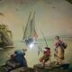 Pair of oval marines signed 19th