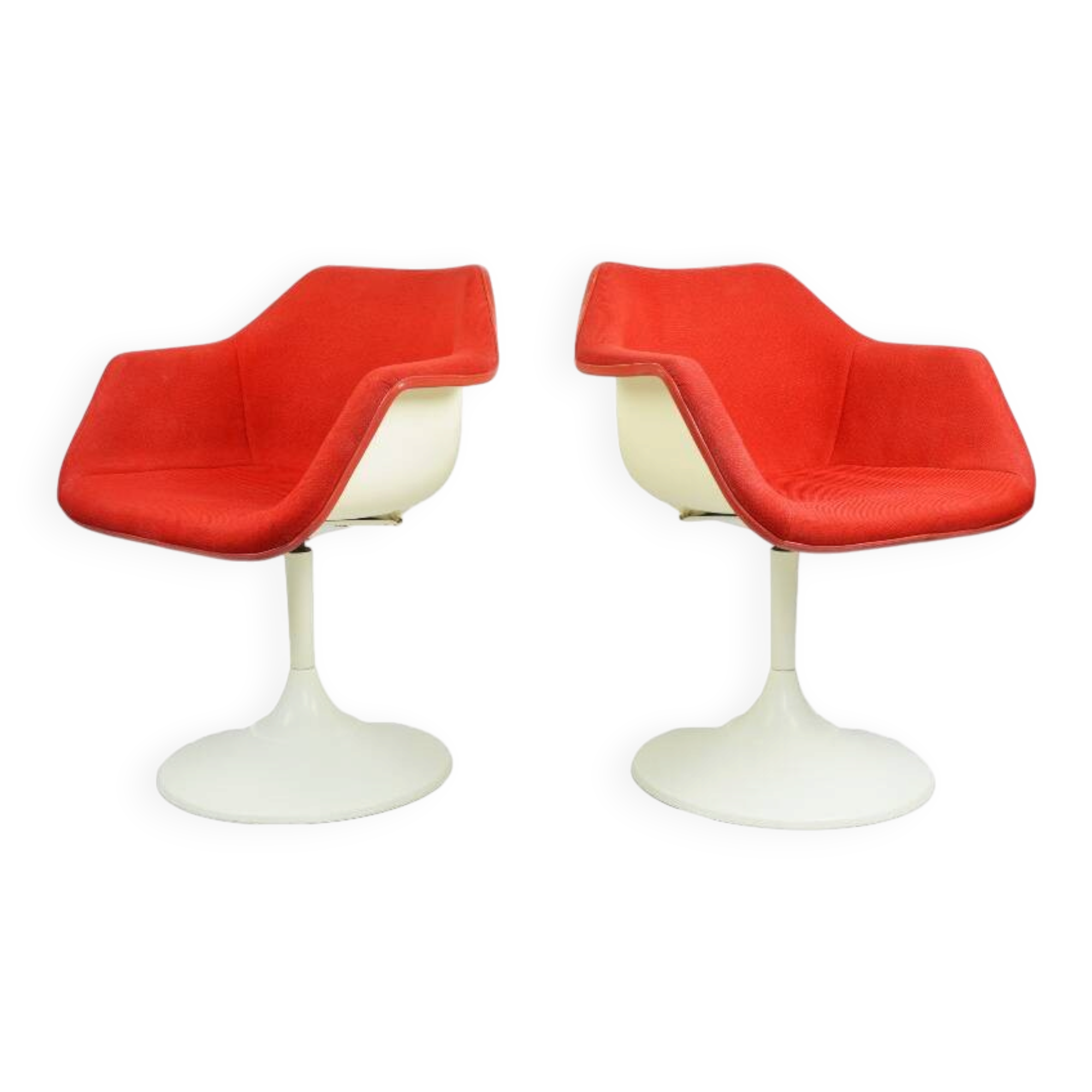 Paire de chaises conçues par R. Day pour Overman, Suède, années 1960.