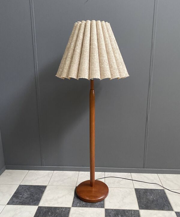 Lampe de sol Domus Teck 1960, avec étiquette d'origine !