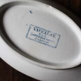 Blue Sarreguemines Vaucluse Ironstone Plate