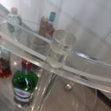 Plexiglass bar trolley