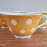 Set of 6 Digoin confetti coffee cups