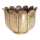 Vintage flower brass pot cover