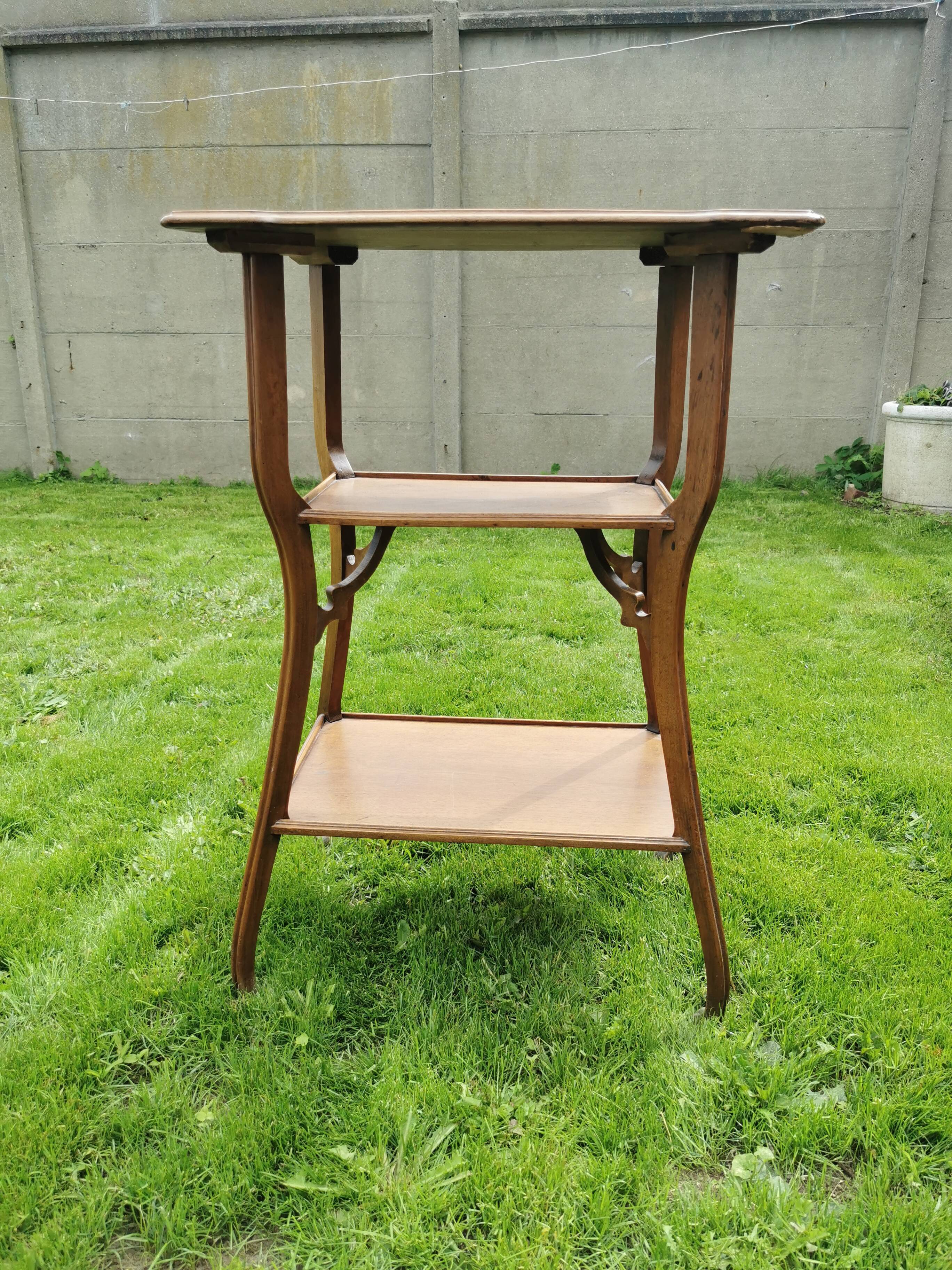 ART NOUVEAU-style old walnut harness circa 1900