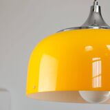 Space Age Yellow Pendant from Guzzini, 1970s