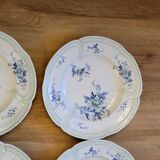 9 old K&G Lunéville hollow plates Regency model