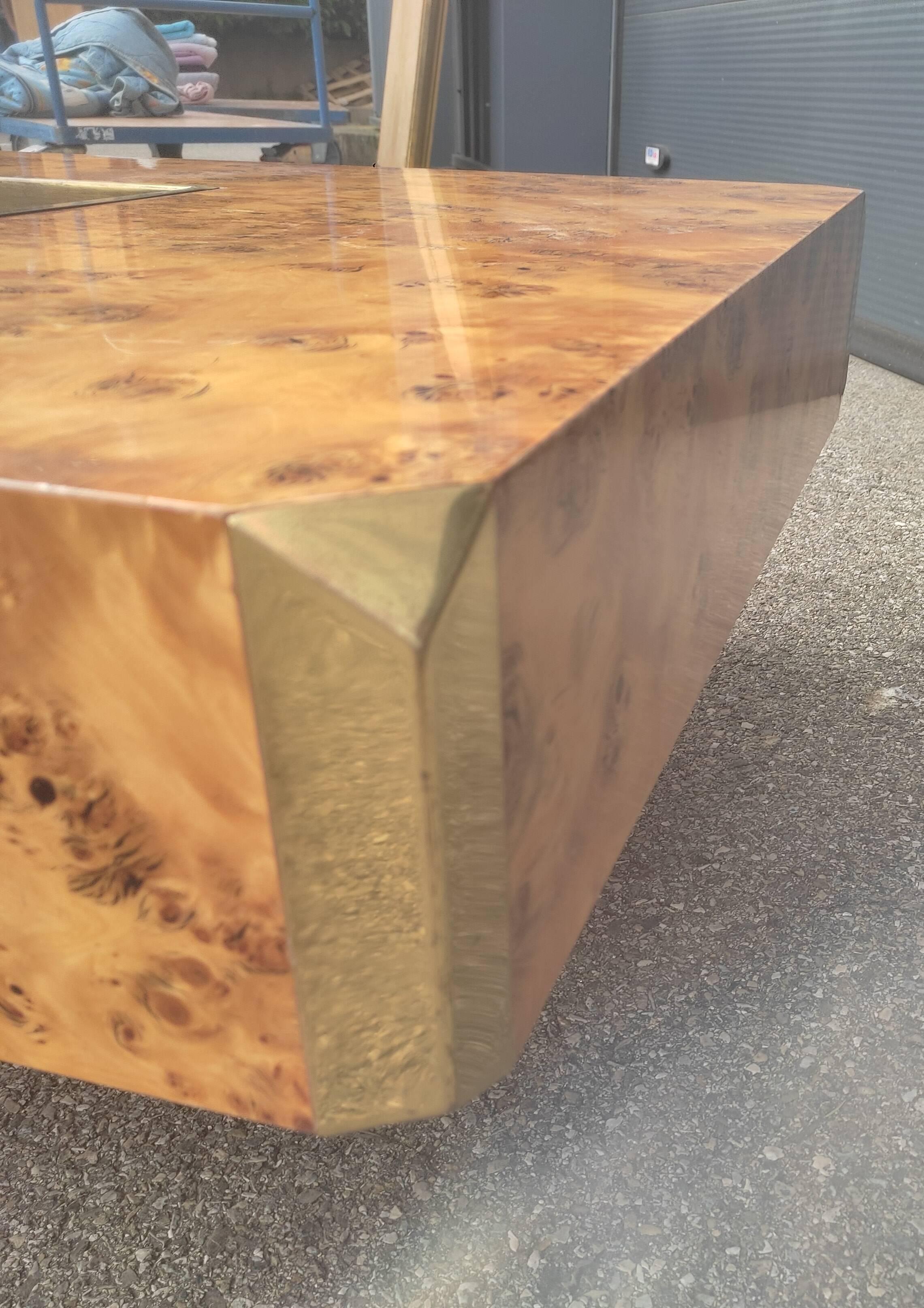 Willy Rizzo coffee table Alvéo model