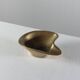 Vintage brass ashtray with an organic design from the 1950s.