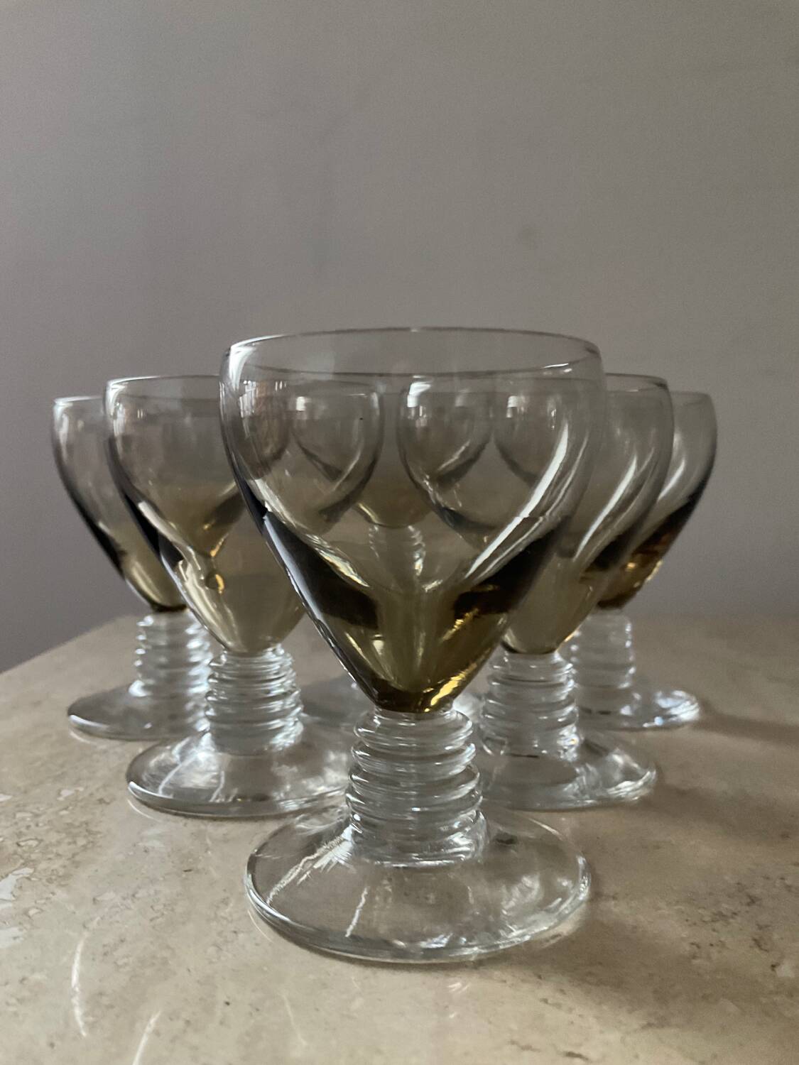 Art Deco liquor service Bayel Fains France