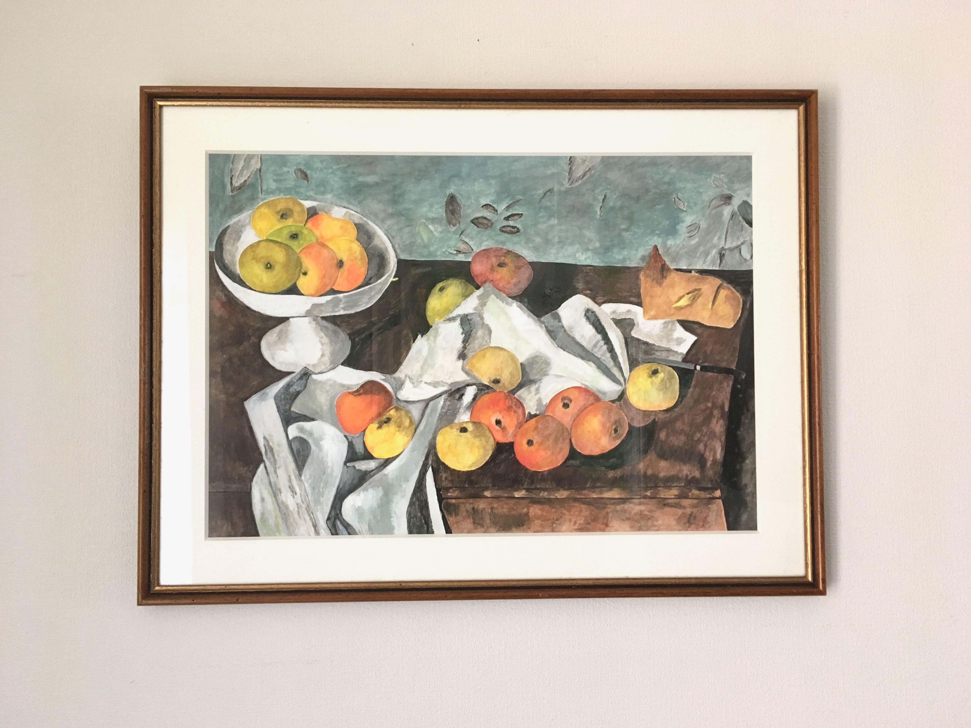 Modernist watercolor painting 1970