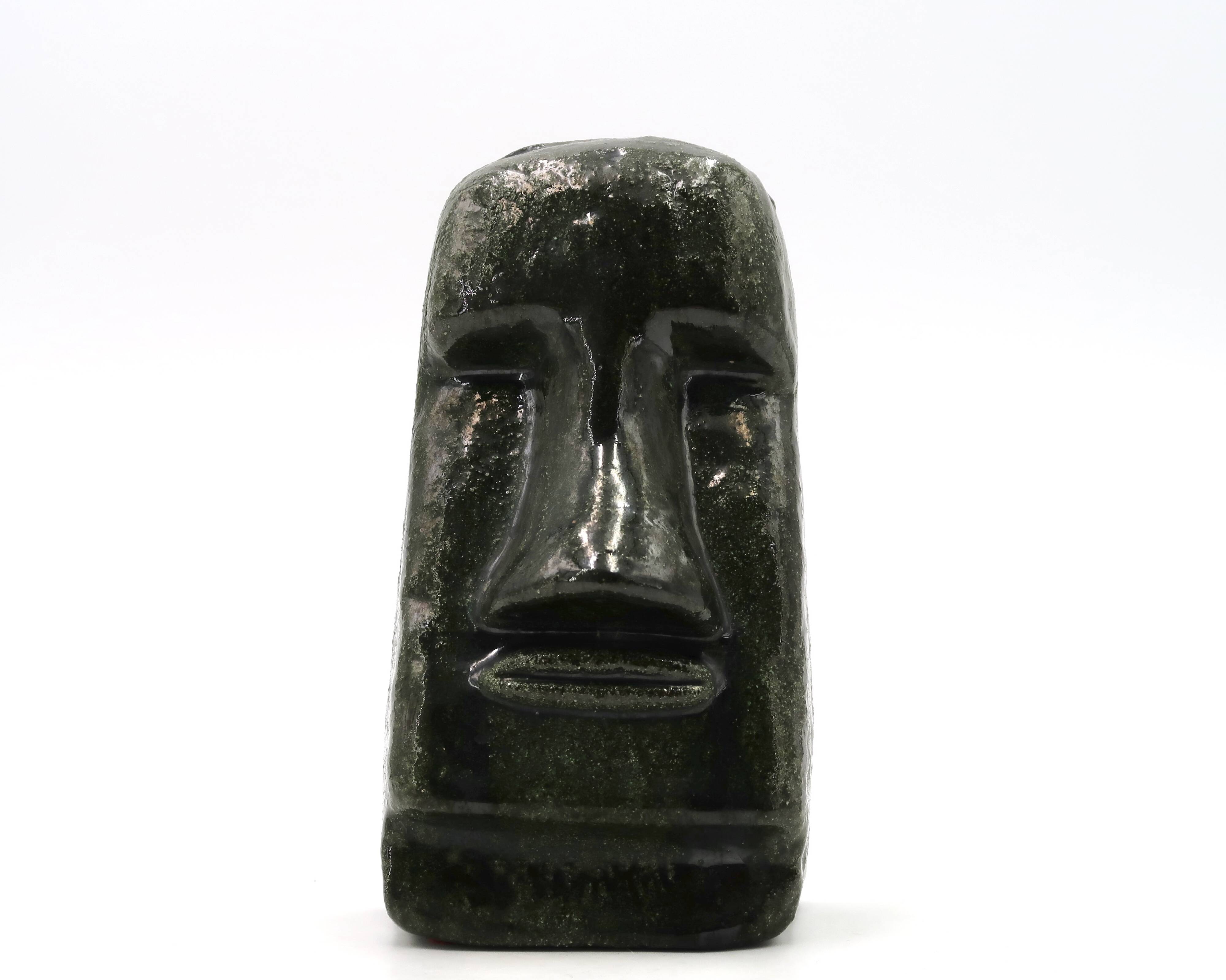 Giant ceramic sculpture from Easter Island, 1970s