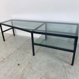 Steel and glass side table by Bas van Pelt for Janni van Pelt 1960s