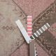 Tapis de couloir turc vintage