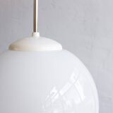 White Bakelite Czechoslovak Hanging Lamp, 1970s