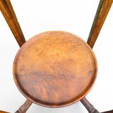 Tall Art Nouveau carved wooden side table