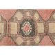 1970s Turkish Oushak Handmade Wool Cotton Orange Runner Rug 82x366