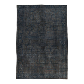 Handmade oriental contemporary 1980s 218 cm x 315 cm grey wool carpet