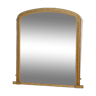 Victorian giltwood wall mirror