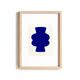 Abstract painting -Mood - Majorelle Blue - signed eawy