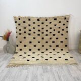 Handcrafted Moroccan Berber carpet 161 x 156 CM