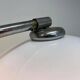 Design midcentury Harvey Guzzini style adjustable floor arc lamp, around 1970