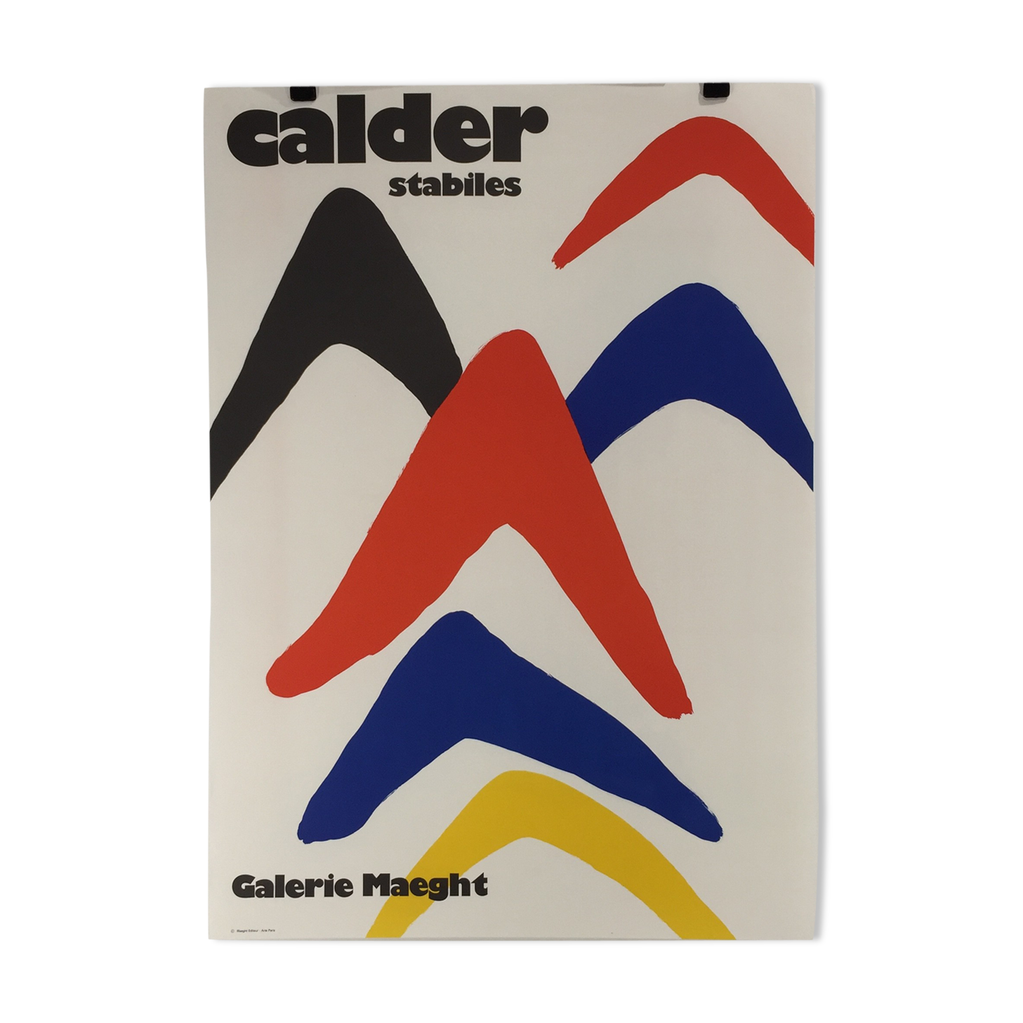 Calder Stabiles poster, MAEGHT Gallery.