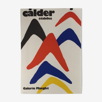 Calder Stabiles poster, MAEGHT Gallery.