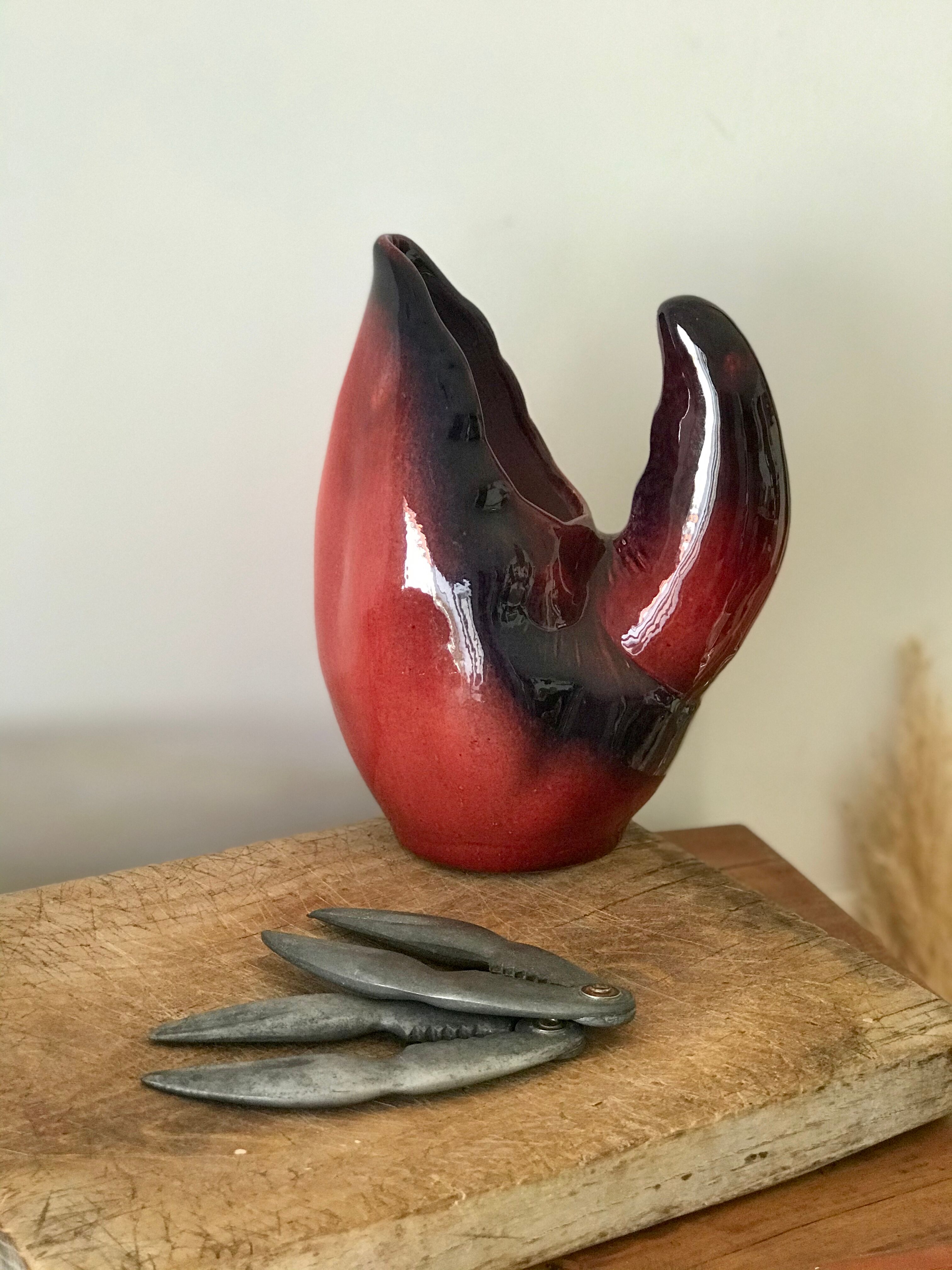 Pichet pince de crabe ceramique