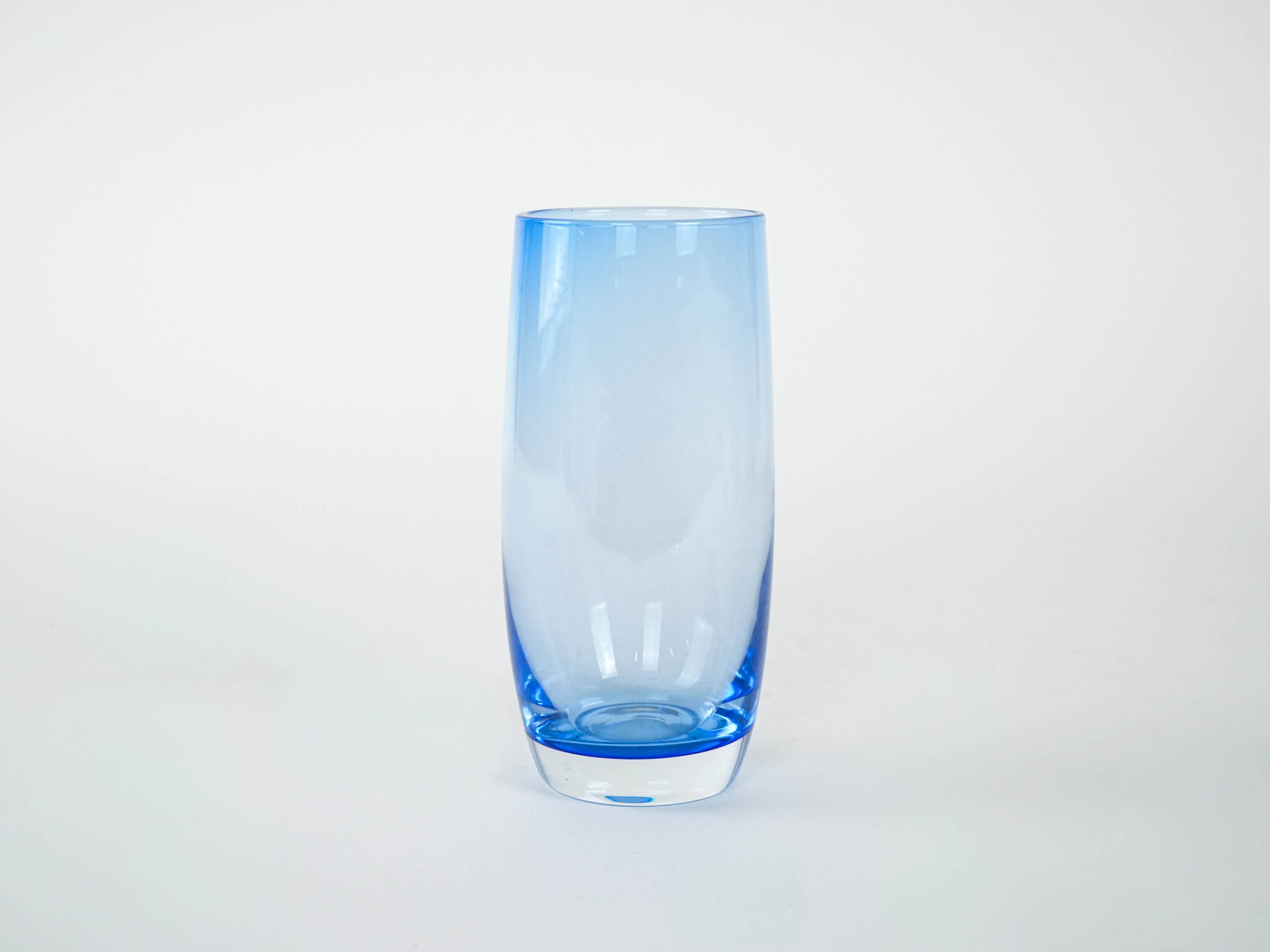 Set of colourful glasses, Italian design, 1980s, production: Italy