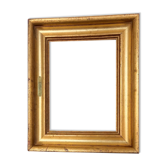 Old gilded wooden frame