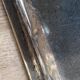 Silver metal tray