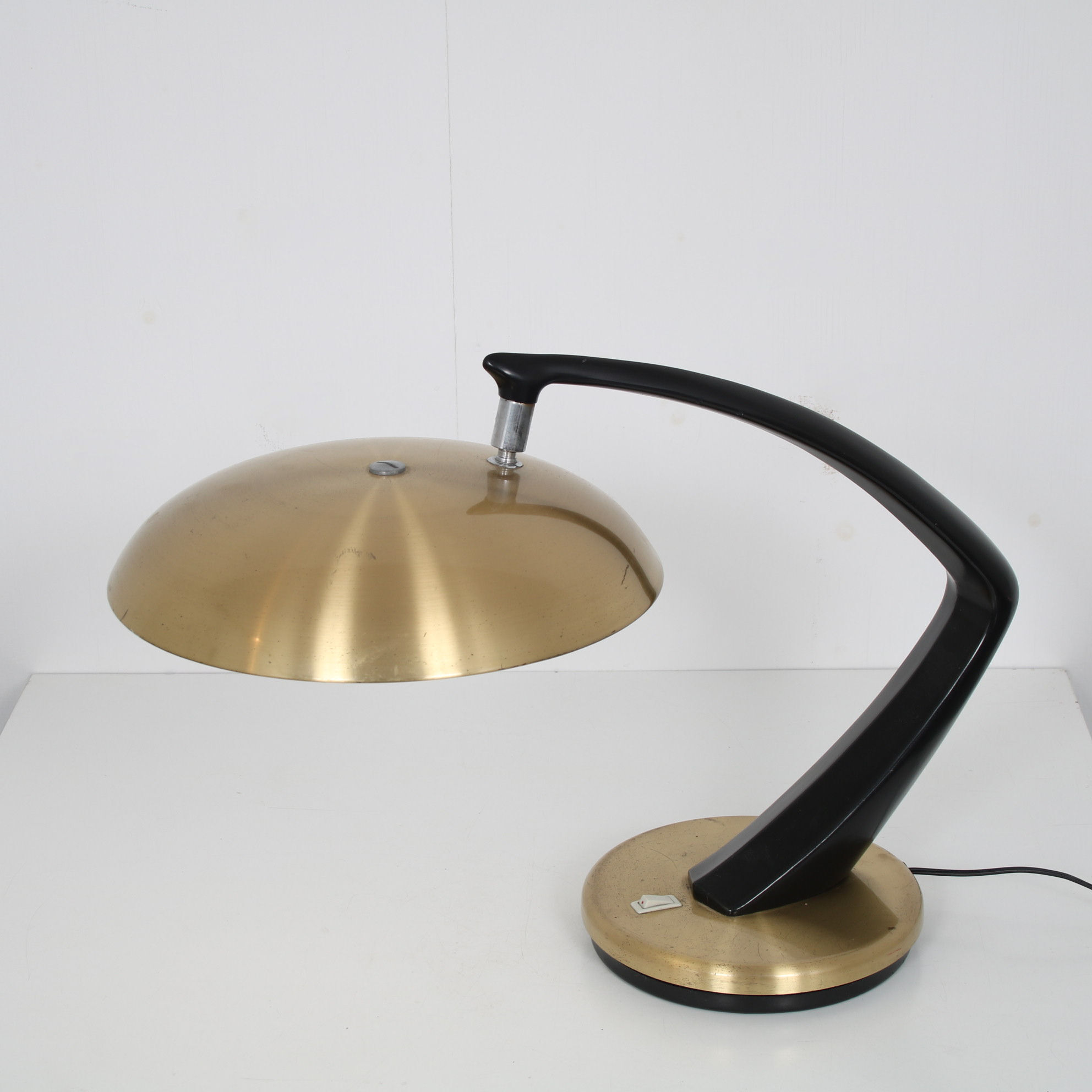 1960s “Boomerang” desk lamp by Fase, Spain