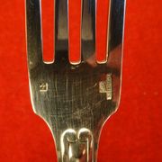 Christofle Vendôme box spoon fork small silver metal spoon