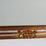 Large 20th century rectangle gilded Deknudt mirror in Baroque style, Belgiu