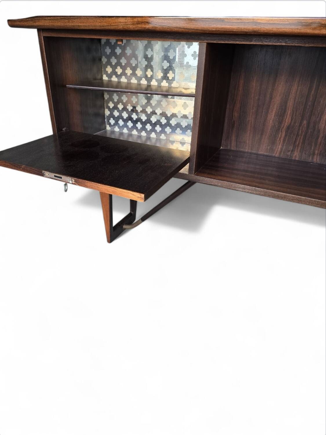 Midcentury Boomerang bureau van Peter Løvig Nielsen voor Hedensted