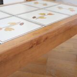 Brutalist coffee table ceramic top