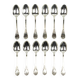 Christofle — 12 “Marly” silver-plated teaspoons, in their case