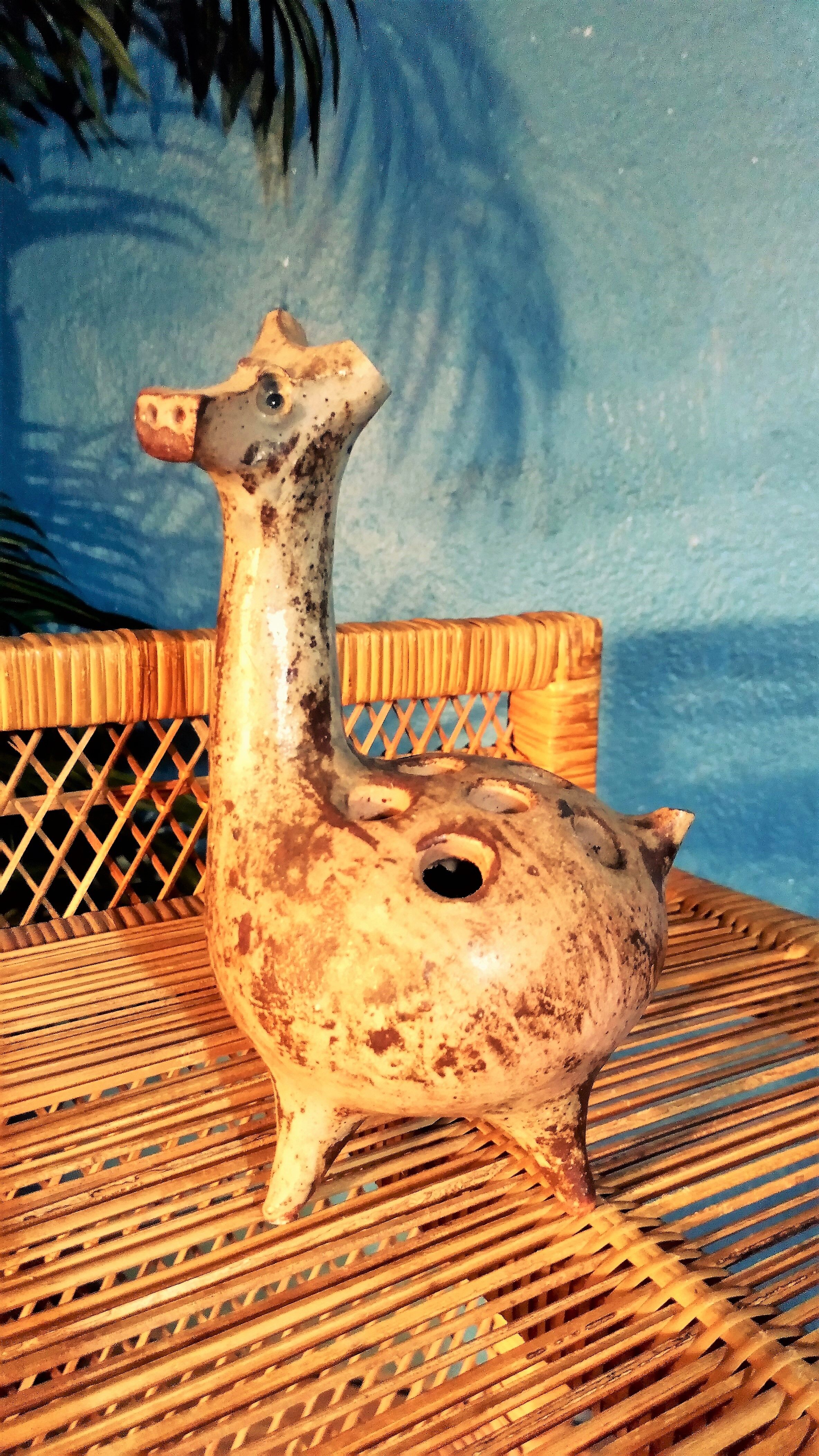 Pencil pot "Giraffe" 1960s