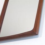 Miroir danois en teck 1960