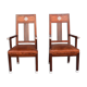 Pair of art deco 1930 rosewood Chair