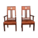 Pair of art deco 1930 rosewood Chair