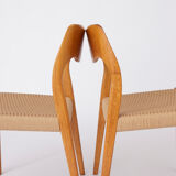 Set 4 chairs model 77 by Niels Møller Chairs 1950