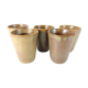 5 tasses à café de Digoin en grès