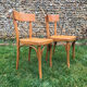 2 vintage Baumann bistro chairs 1940