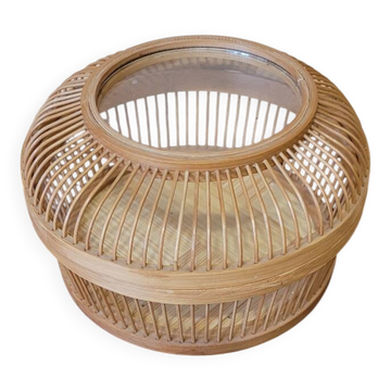 Vintage panier cage a oiseaux
