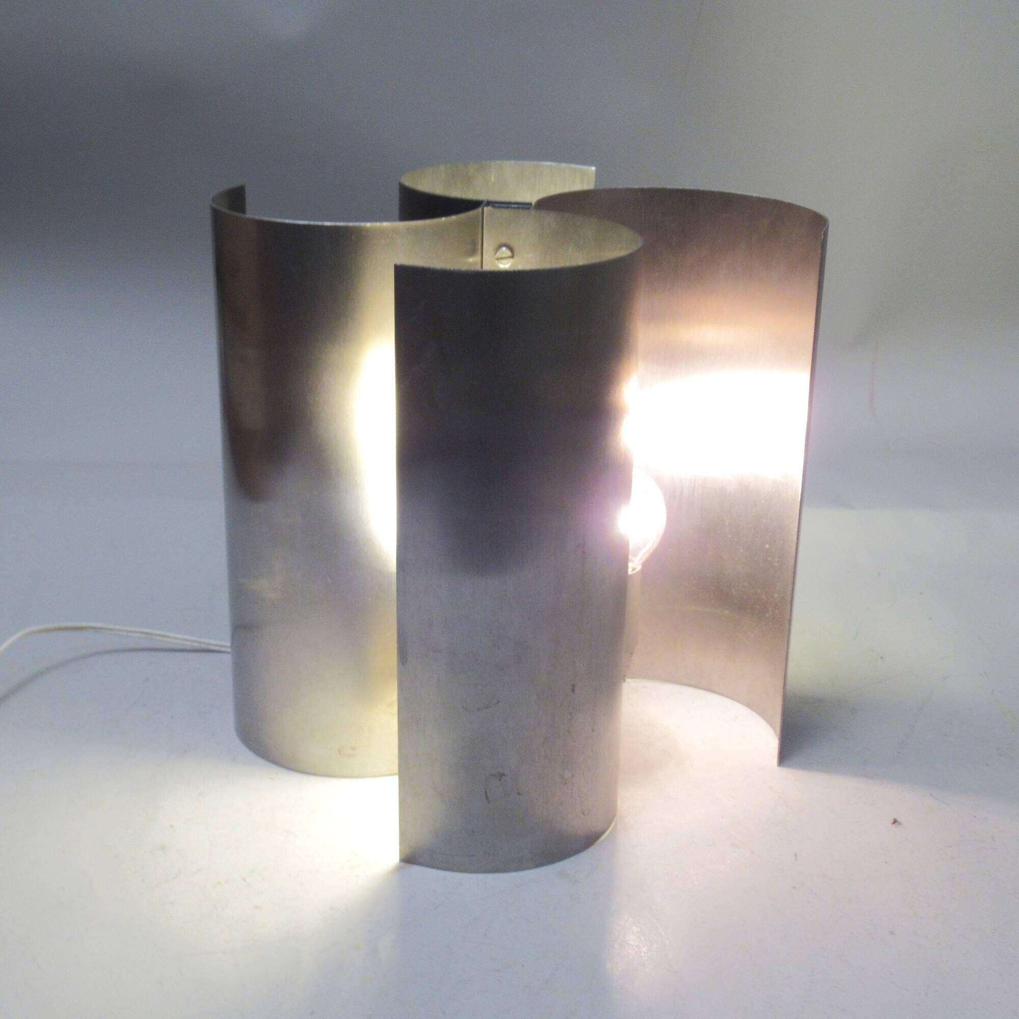 Steel turbine lamp circa 1970