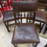 Mot de 6 chaises Henri II