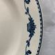 Lot of 8 flat plates and 8 hollow plates in ancient blue salins earthenware